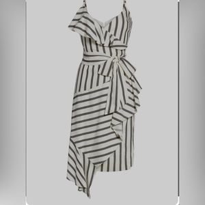 Chelsea28 v neck summer dress with ruffle